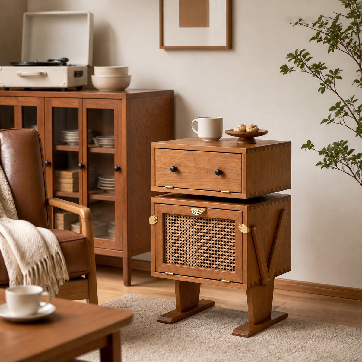 Wooden Robot Cabinet
